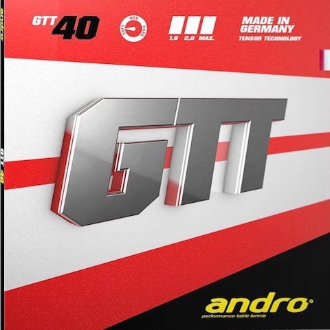 Best soft backhand rubber Andro GTT 40