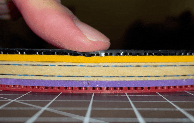 Donic Baracuda Sponge Test